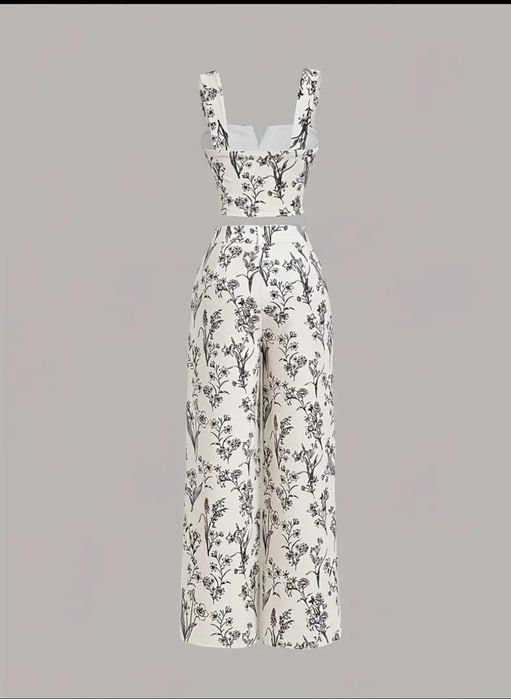 Стильный летний костюм (топ + брюки)