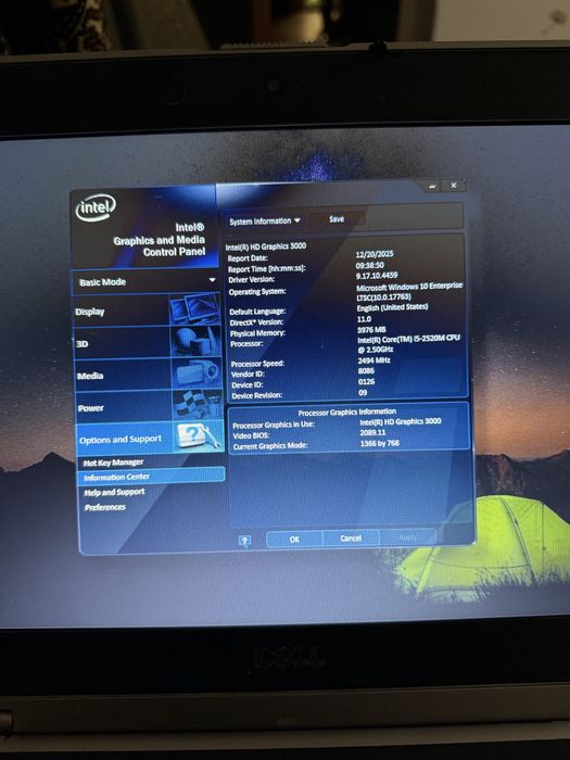 Laptop DELL Latitude E6420/i5-2520  ,4GB ram Ideal pentru birou/școală