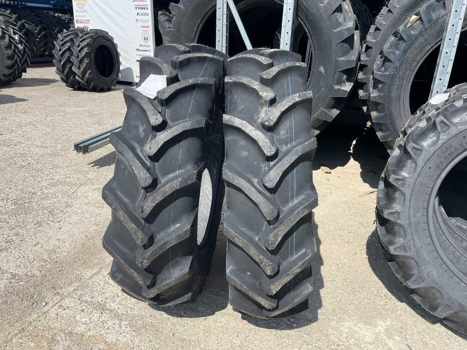 Anvelope noi 12.4-24 cu 8 pliuri pentru tractor fata marca CEAT