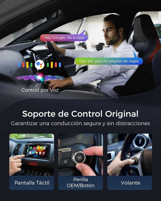 Безжичен CarPlay и Android Auto адаптер