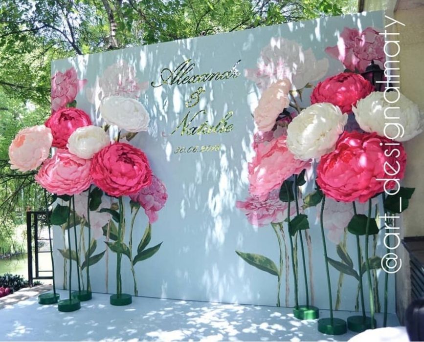 Ростовые цветы ( бумажные цветы)