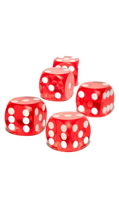 Zaruri precizie barbut rosii 16 mm | fabrica de zaruri barbut precizie