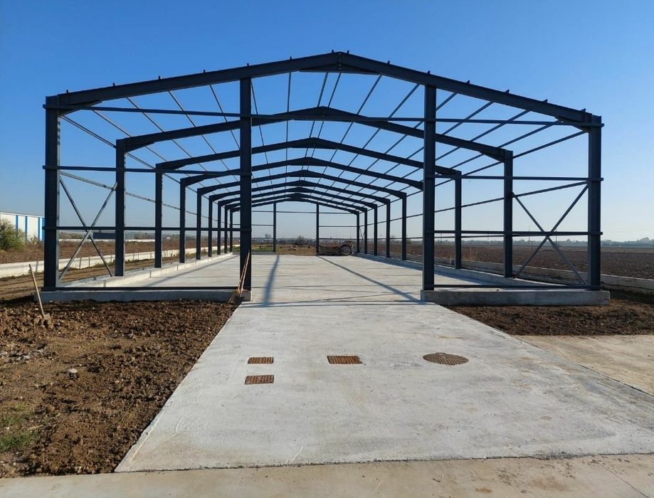 Vand si construiesc o gama larga de hale sau structuri metalice noi ne