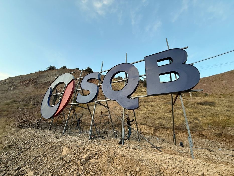 Tashqi reklama xizmatlari narujnaya reklama наружная реклама буква