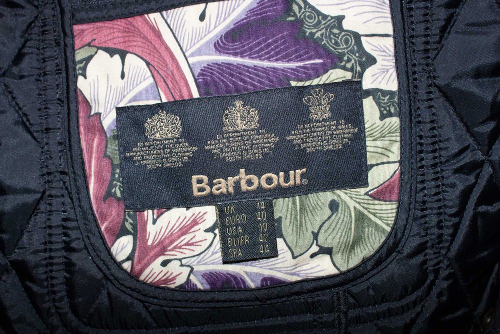 Barbour Ruskin Quilt William Morris дамско яке черно английско 40 M