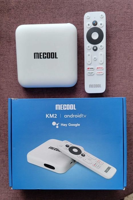 IP Tv Box Mecool KM2, Тв Бокс нов, с инсталирани Тв програми