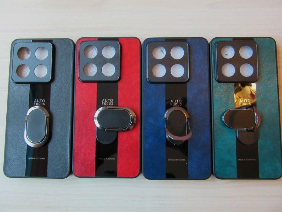 Xiaomi 14T Pro / 14T / 12T Pro / 12T / PORSCHE кожен кейс с пръстен