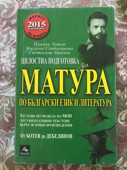 Помагала за ДЗИ по български език и литература за 12-ти клас