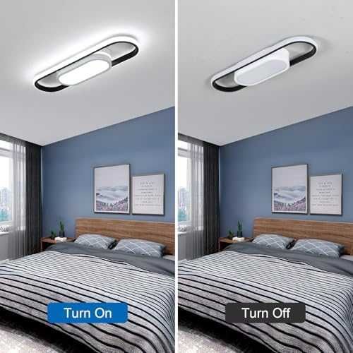 Riserva LED плафон 30W 6500K черен