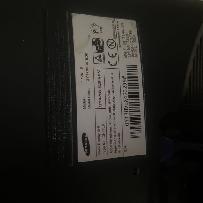Монитор Samsung SyncMaster 172V