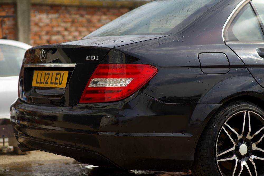 Bara spate Mercedes C W204 facelift C197 negru fuzeta grup cardan