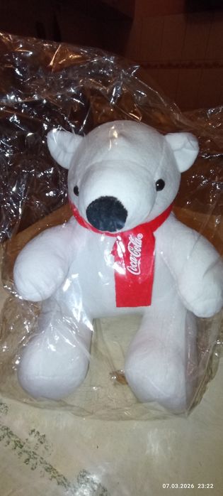 Фирменная новая мягкая игрушка медвежонок