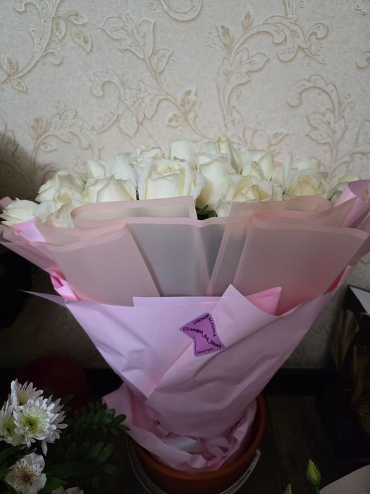 Продам букет из белых роз