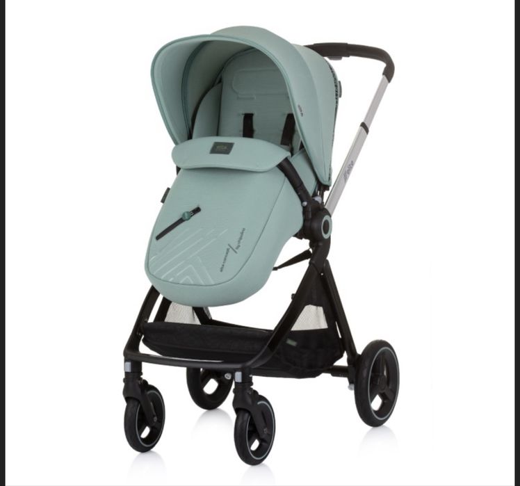 Детска количка до22 кг"Елит" пастелно зелено Chipolino