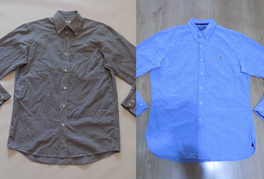 риза lacoste/polo ralph lauren тениска блуза худи оригинал мъжка 39/L