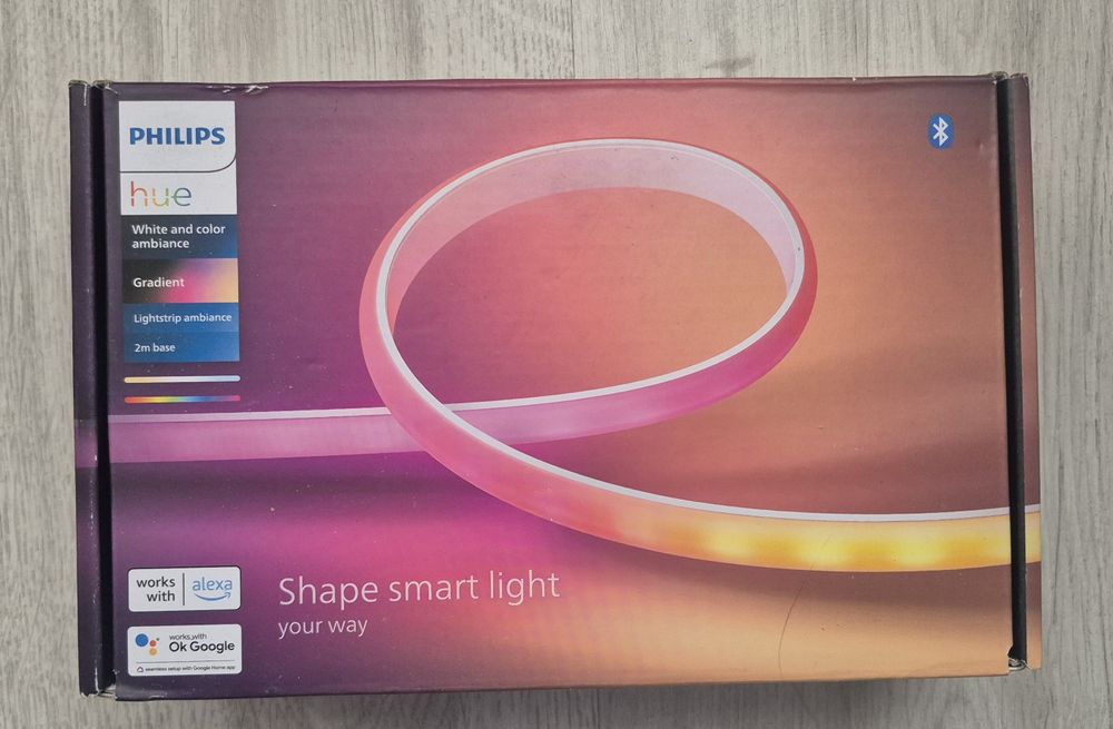 Banda led Philips Hue silicon 2m, extensie 1m