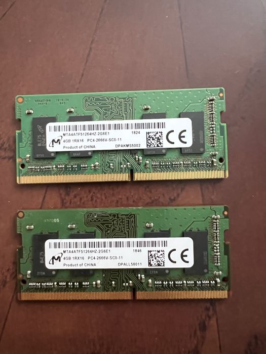Micron 2x4 GB RAM SODIMM 2666 MT/s