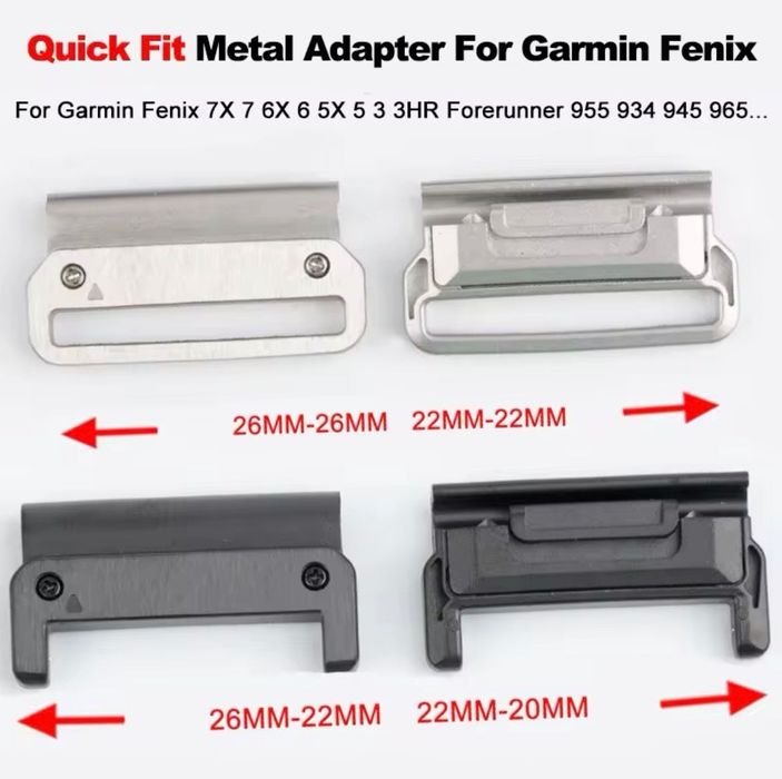 Конектор Quickfit за Garmin 20 / 22 / 26 mm.