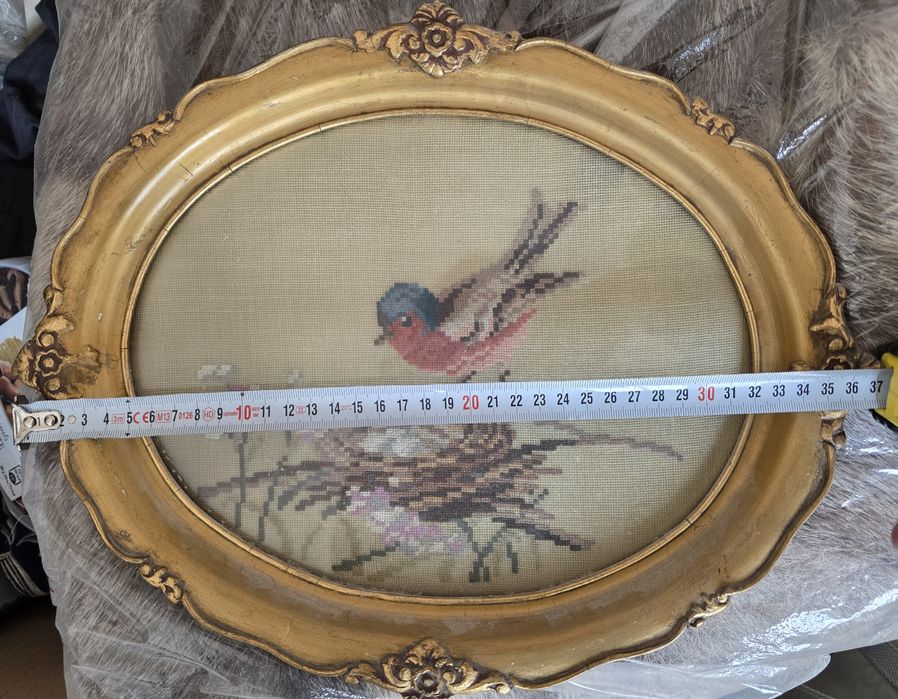 Стари гоблени - Мадона с младенеца и Птица в гнездо