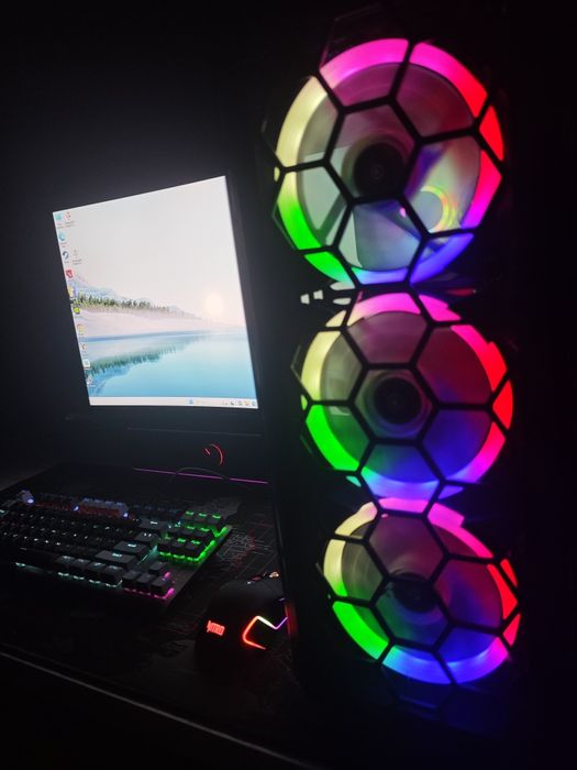 RTX 3070/ I5 12400F/ 200Hz monitor мощный игровой компьютер