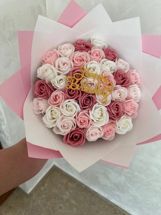 Buchete trandafiri de sapun