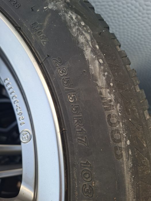 Продавам джанти със зимни гуми 17ки за мерцедес