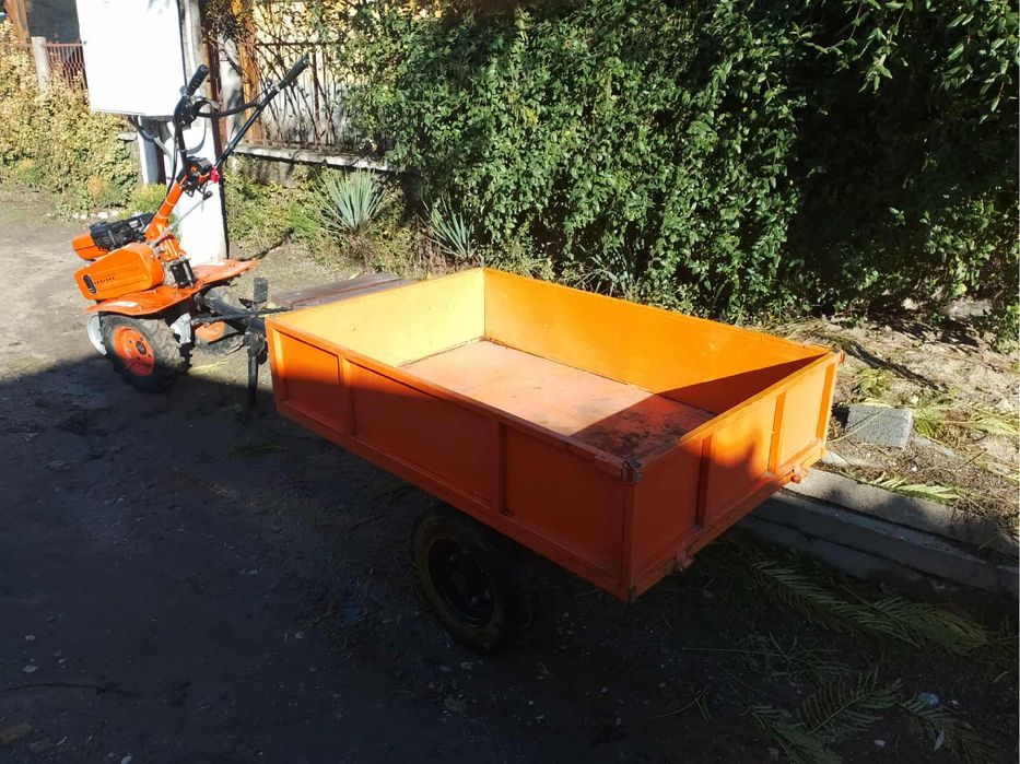 Запазена Мотофреза с ремарке