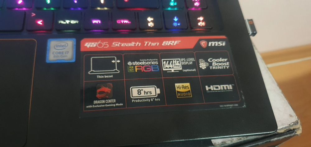 MSI GS65 Stealth Thin 8RF