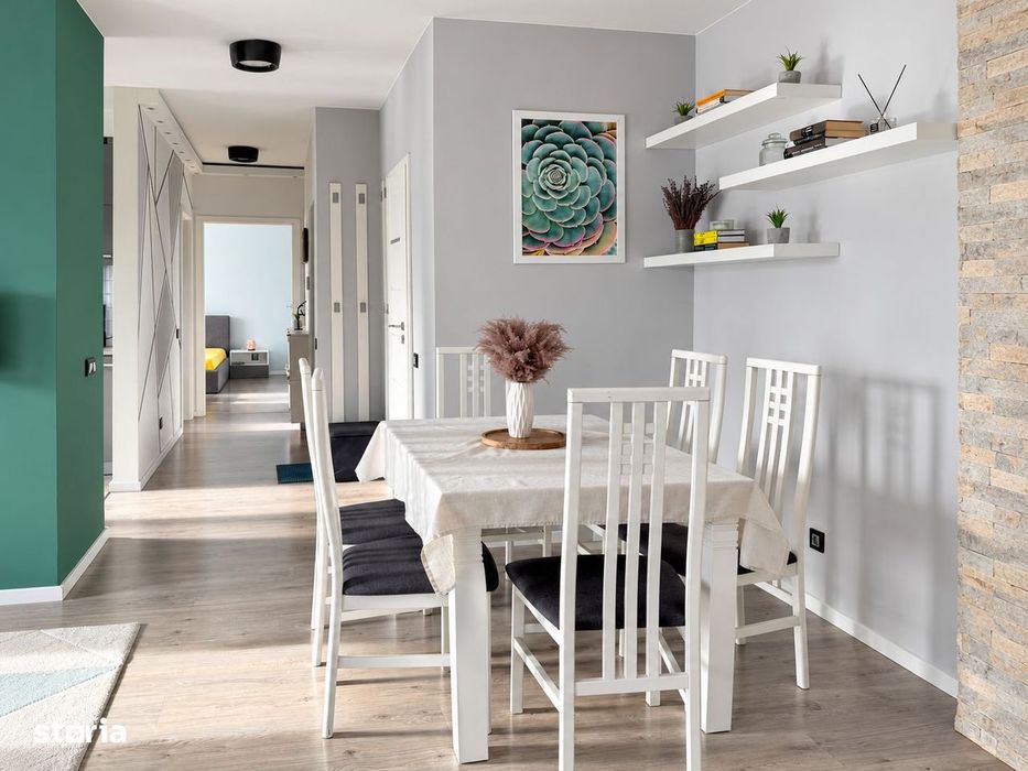 Apartament 3 camere, finisat, parcare, 78 mp, zona VIVO-Metro — fotografia 3