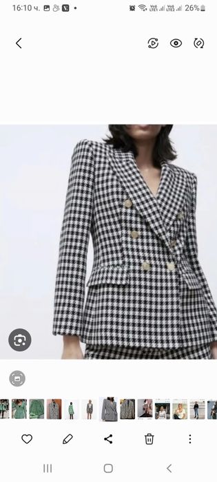 Сака якета zara s-xs