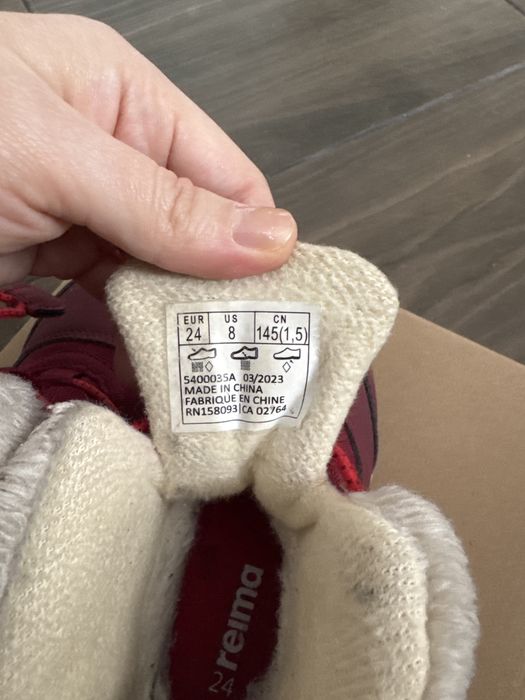 Зимняя обувь  для девочки Reima 24 размера