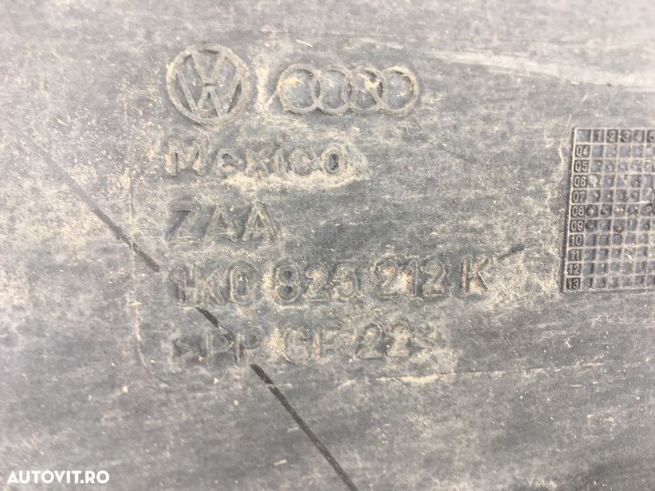 Scut Caroserie / Protectie Plastic Stanga sau Dreapta VW Golf 5 2003 - 2008 COD : 1K0 825 211 E / 1K0825211E / 1K0825212K / 1K0 825 212 K