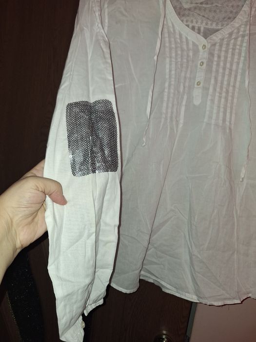 Bluza alba dama,nr 46,maneca lunga