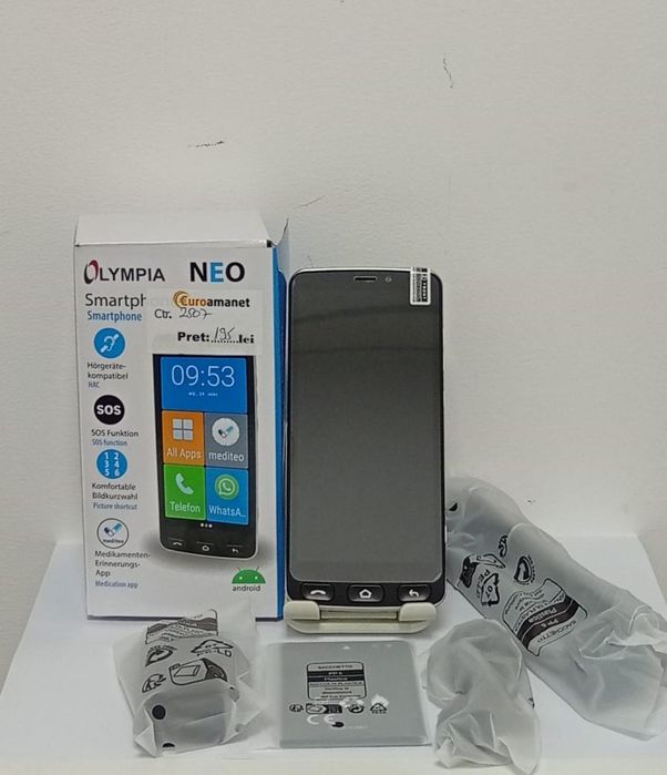 Smartphone OLYMPIA NEO 4G/LTE  DUAL SIM negru -C-
