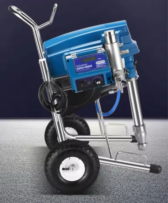 8,5 л/ мин.4000 W!Машина за шпакловка и безвъздушно боядисване!Налична