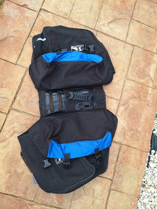 Set Genți Portbagaj M-Wave Amsterdam Double Albastru/Negru