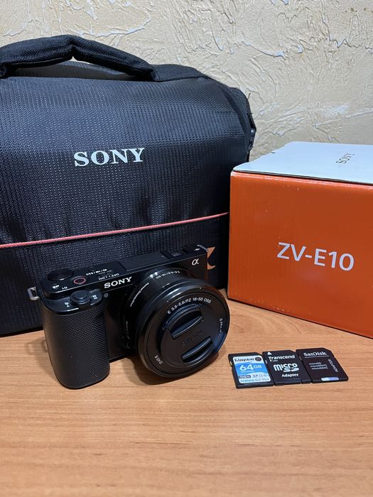 Sony ZV-E10 KIT 16-50mm чёрный