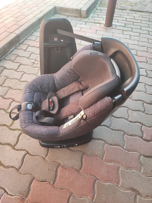 Scaun copii auto rotativ maxi cosi axissfix rearfacing nu cybex recaro