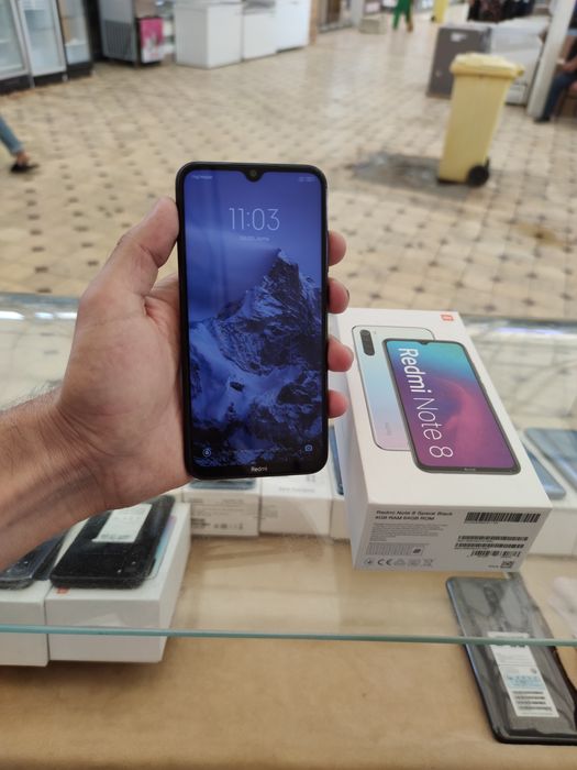 Redmi note 8 4/64gb(2020)ideal iwlawi zur aybi yuq tozza telefon