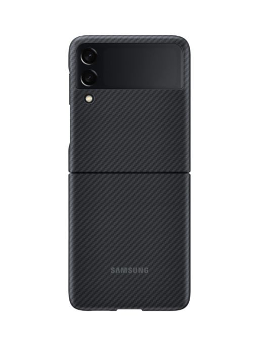 Husa fibra aramida originala Samsung Aramid Cover Z Flip 3 5G F711