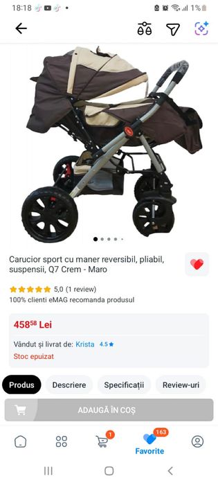 Se vinde carucior !!!!