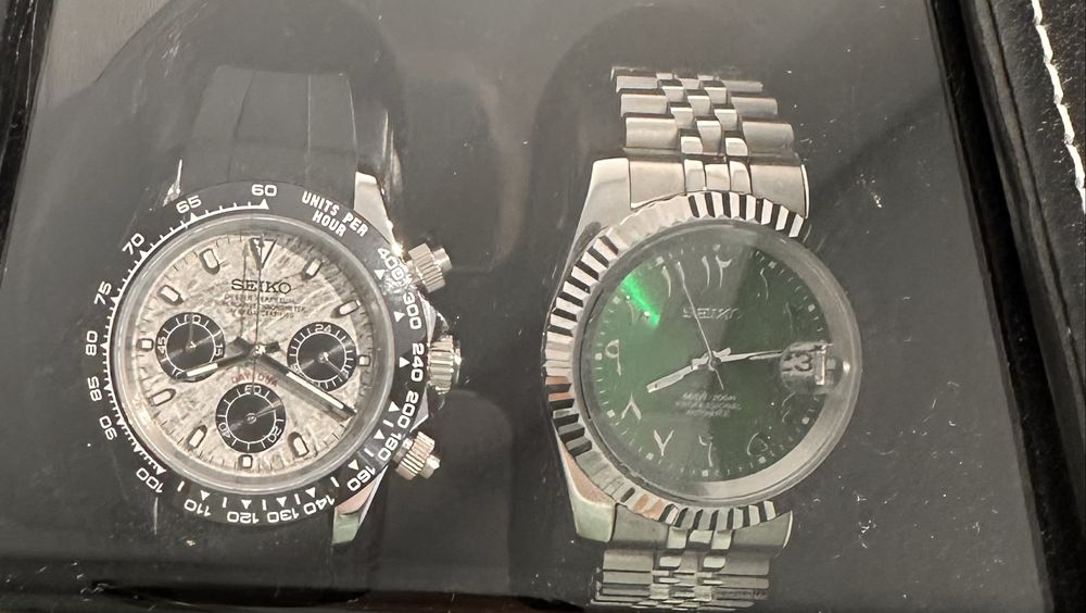 Seiko Mod - 2 Modele / Automatic + cutie incarcare