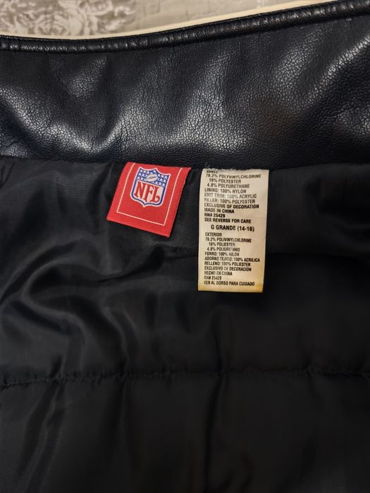 Оригинално кожено яке Chicago Bears L