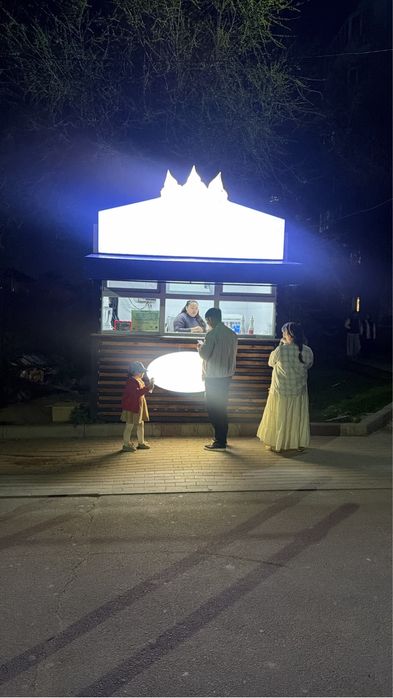 Ларек разливного мороженого