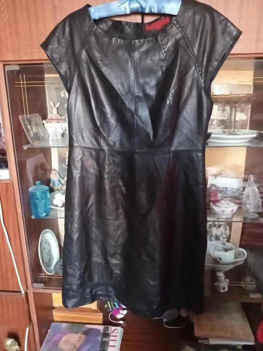 Платье кожаное германия