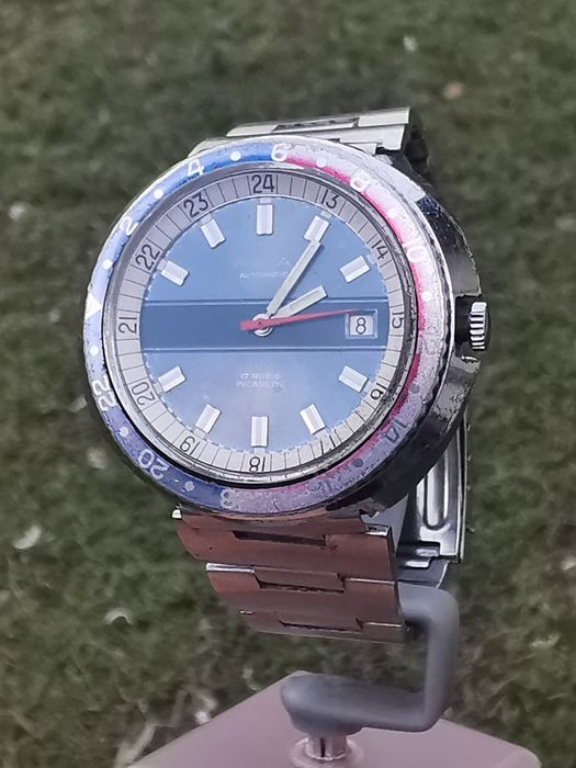 Ceas Ayja- Automatic - Pepsi Bezel - 43 mm - Funcționează impecabil!