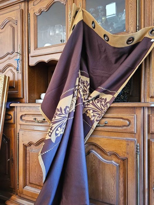 Vind pt.dormitor set nou: perdea, cuvertura pat, 2 perne, 2 draperii