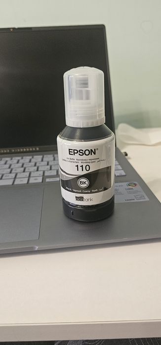 Чернила для принтера черные Epson 120 мл - оригинал