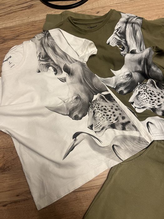 Benetton Mayoral  детски сет/комплект/  къси панталонки/ тениски /