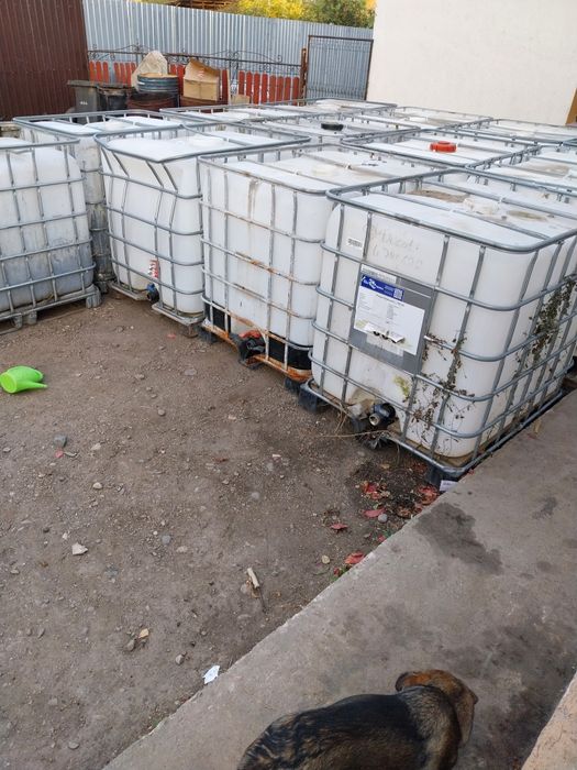 Ibc = Bazin = Cub 1000 litri/ pt Fose,BOASCĂ, Cereale ÷ 250/400 bucata